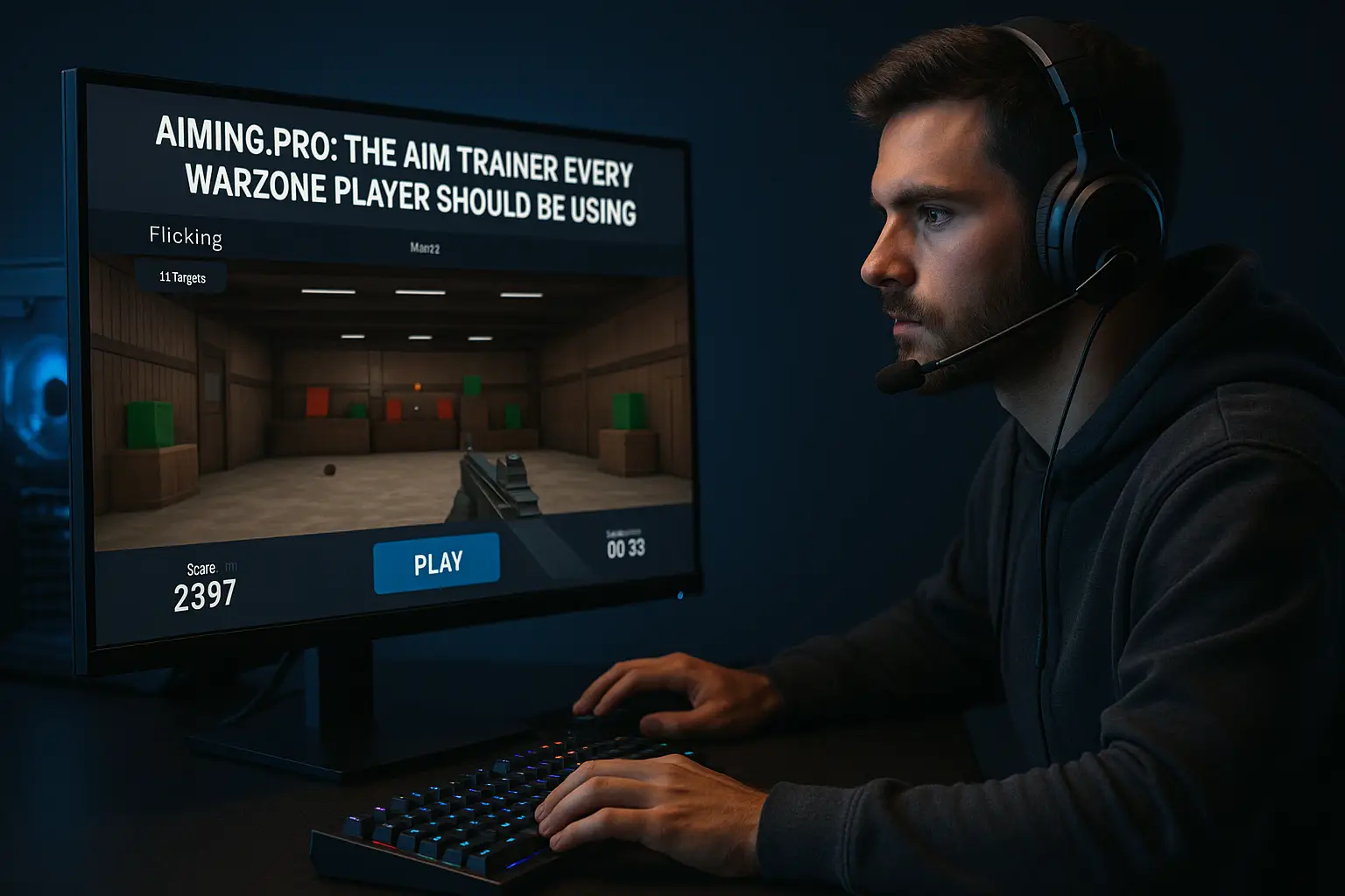 Best Aim Trainer for Warzone (Aiming.pro)